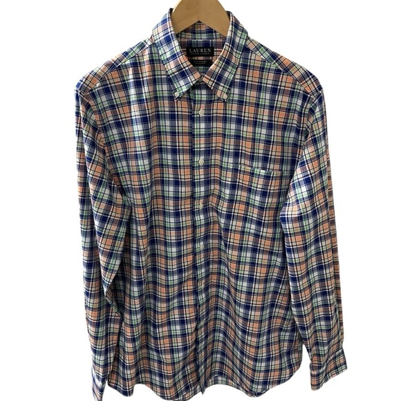 Men's Multicolor Plaid Shirt - Picture 1 of 6